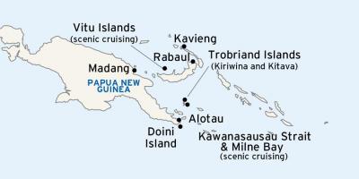 نقشہ کے alotau پاپوا نیو گنی